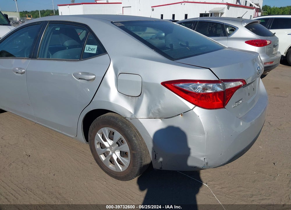 2016 TOYOTA COROLLA L VIN: 2T1BURHE0GC563034