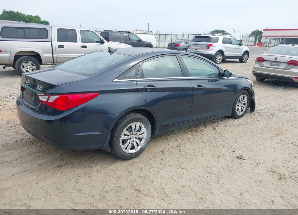 2011 HYUNDAI SONATA GLS VIN: 5NPEB4AC6BH256763