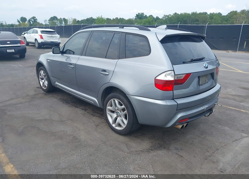 2008 BMW X3 3.0SI VIN: WBXPC93438WJ13770