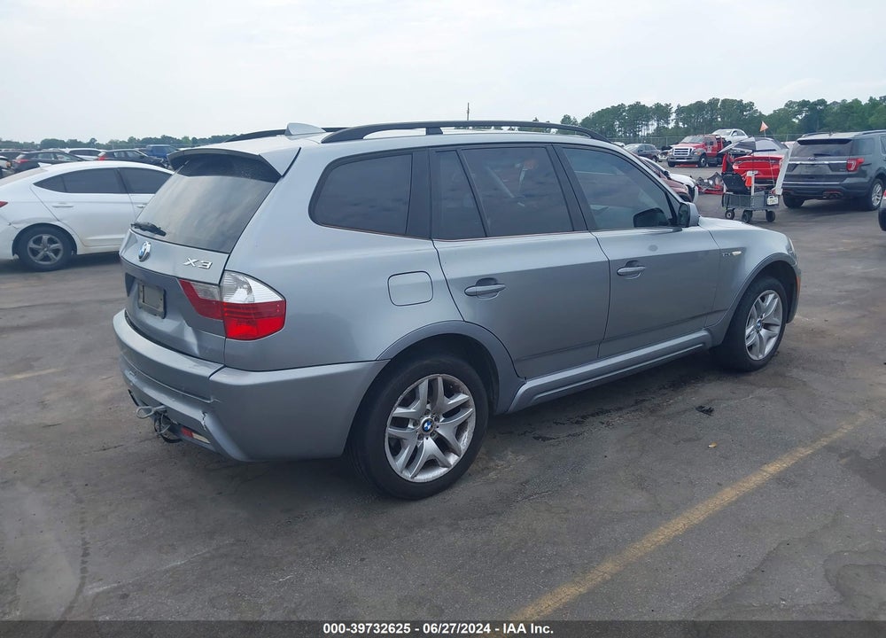 2008 BMW X3 3.0SI VIN: WBXPC93438WJ13770