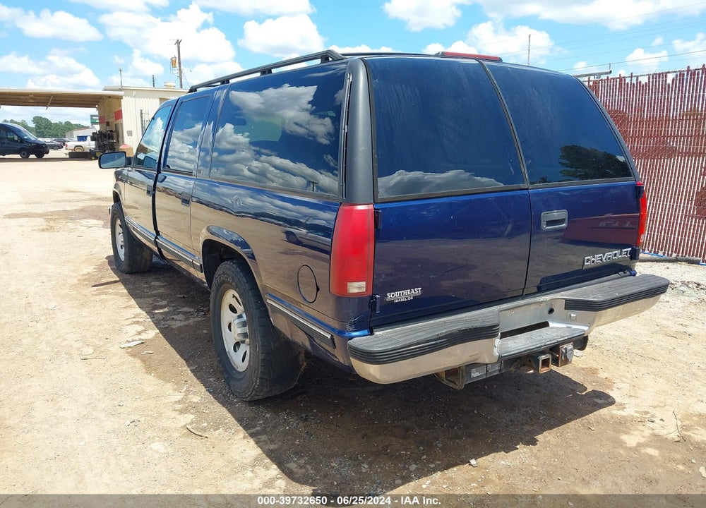 1996 CHEVROLET SUBURBAN K1500 VIN: 3GNFK16R6TG165316