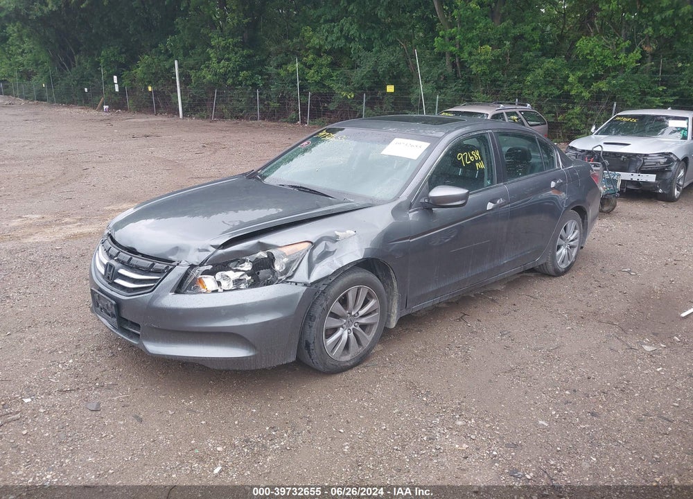 2012 HONDA ACCORD 2.4 EX-L VIN: 1HGCP2F8XCA103346