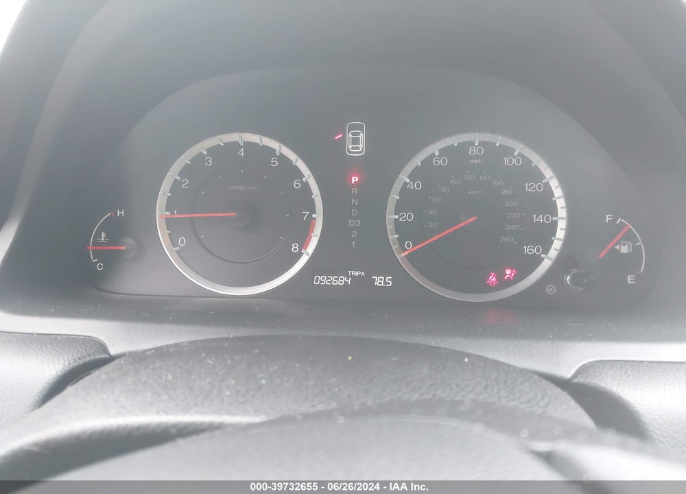 2012 HONDA ACCORD 2.4 EX-L VIN: 1HGCP2F8XCA103346