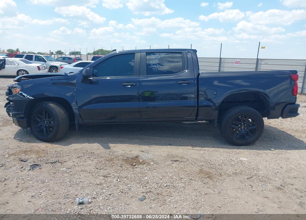 2022 CHEVROLET SILVERADO 1500 2WD SHORT BED CUSTOM VIN: 1GCPABEK5NZ562528