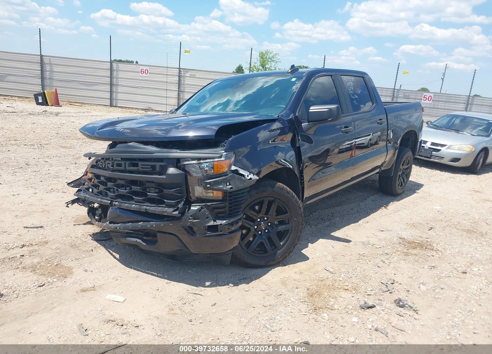 2022 CHEVROLET SILVERADO 1500 2WD SHORT BED CUSTOM VIN: 1GCPABEK5NZ562528