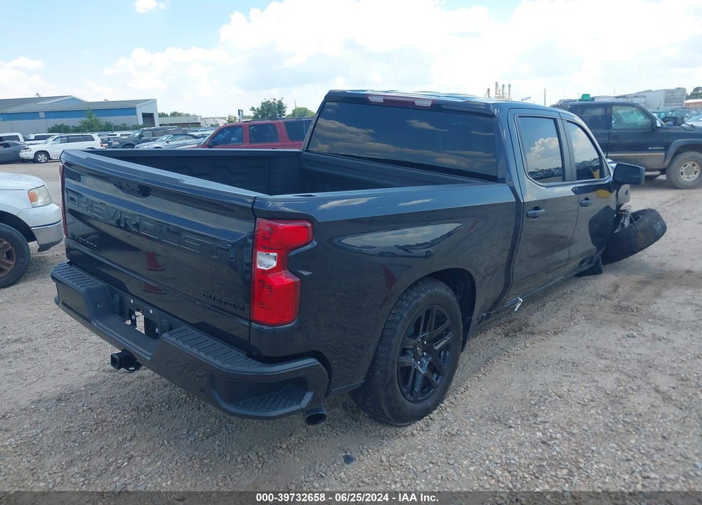 2022 CHEVROLET SILVERADO 1500 2WD SHORT BED CUSTOM VIN: 1GCPABEK5NZ562528