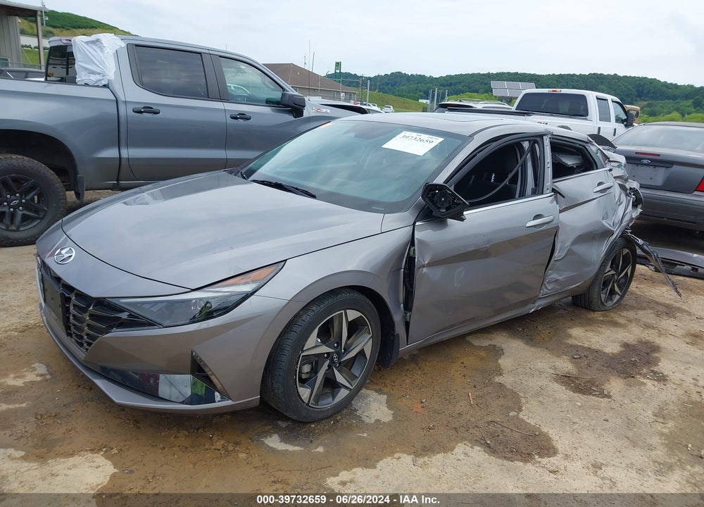 2022 HYUNDAI ELANTRA SEL VIN: KMHLN4AG2NU332504