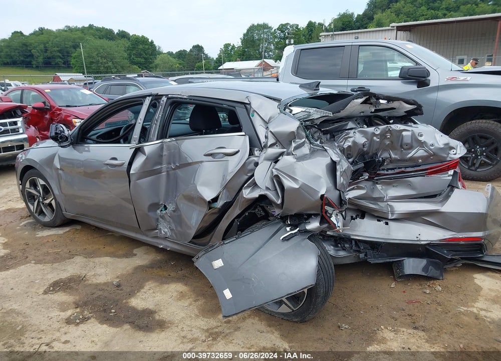 2022 HYUNDAI ELANTRA SEL VIN: KMHLN4AG2NU332504