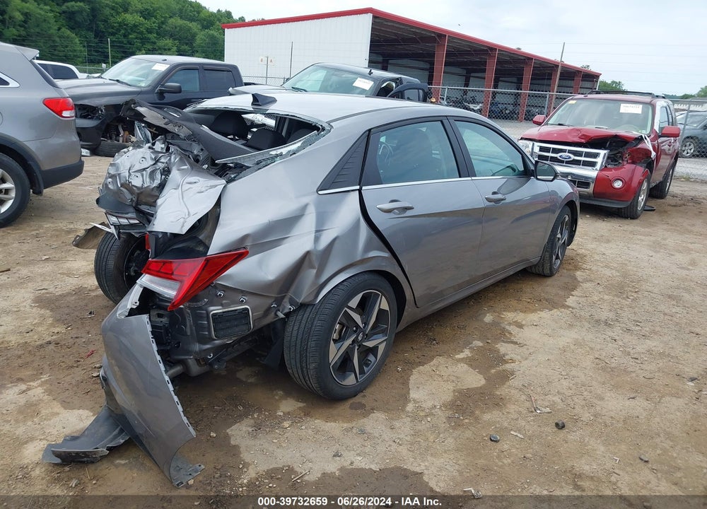 2022 HYUNDAI ELANTRA SEL VIN: KMHLN4AG2NU332504