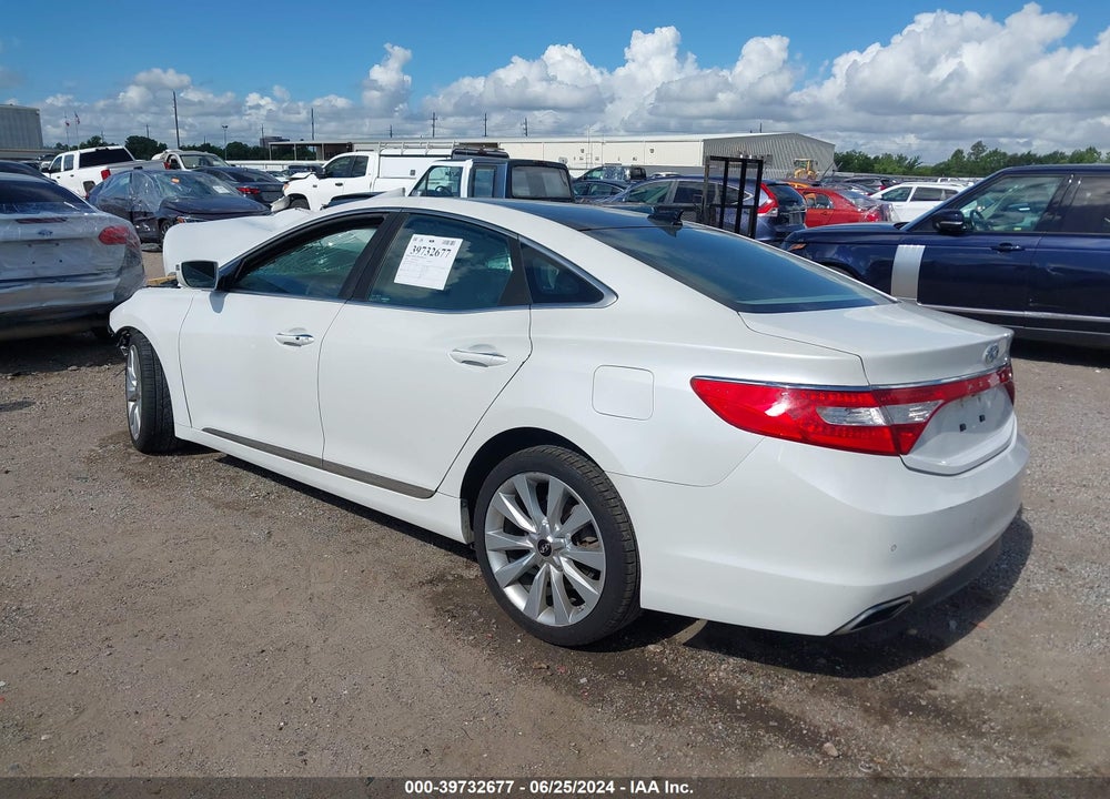 2016 HYUNDAI AZERA LIMITED VIN: KMHFH4JG8GA555378