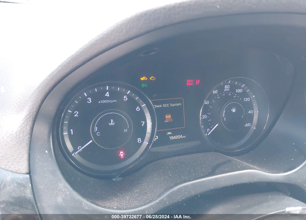 2016 HYUNDAI AZERA LIMITED VIN: KMHFH4JG8GA555378