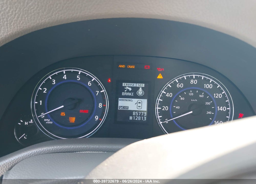 2010 INFINITI G37X VIN: JN1CV6EL3AM152923