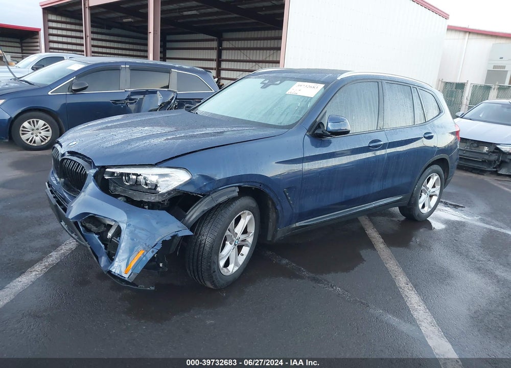 2021 BMW X3 SDRIVE30I VIN: 5UXTY3C08M9E91116