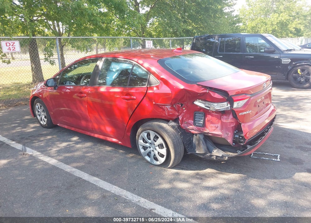 2021 TOYOTA COROLLA LE VIN: 5YFEPMAE7MP225921