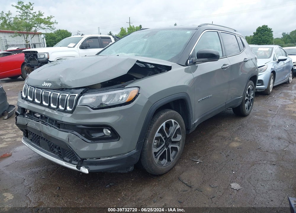 2022 JEEP COMPASS VIN: 3C4NJDCB1NT158445