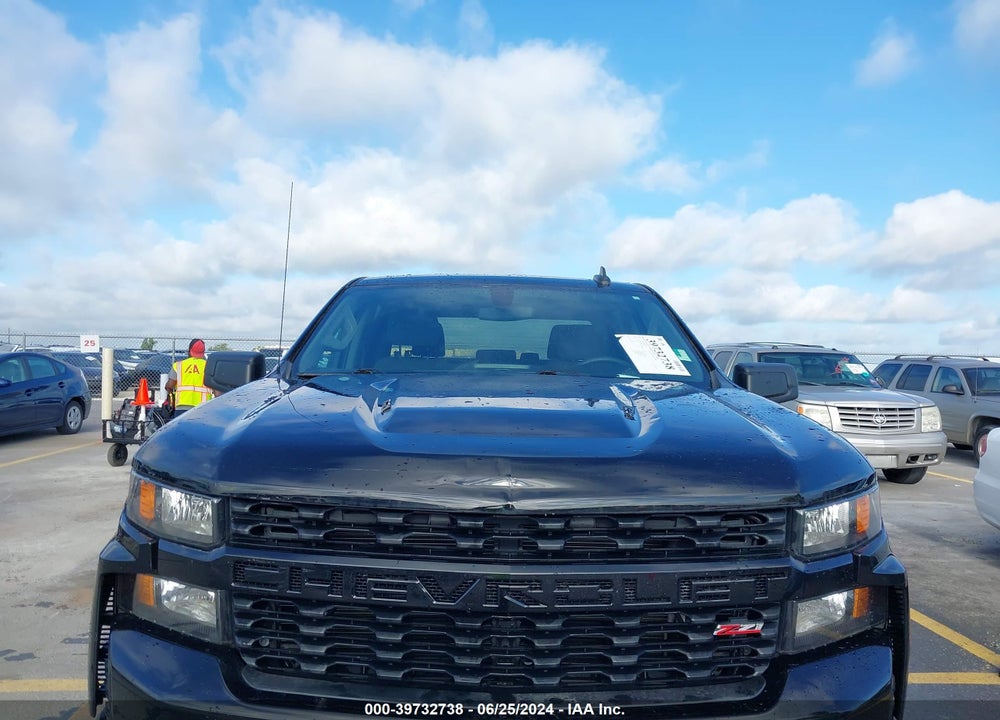 2021 CHEVROLET SILVERADO 1500 4WD SHORT BED CUSTOM TRAIL BOSS VIN: 1GCPYCEL8MZ164917