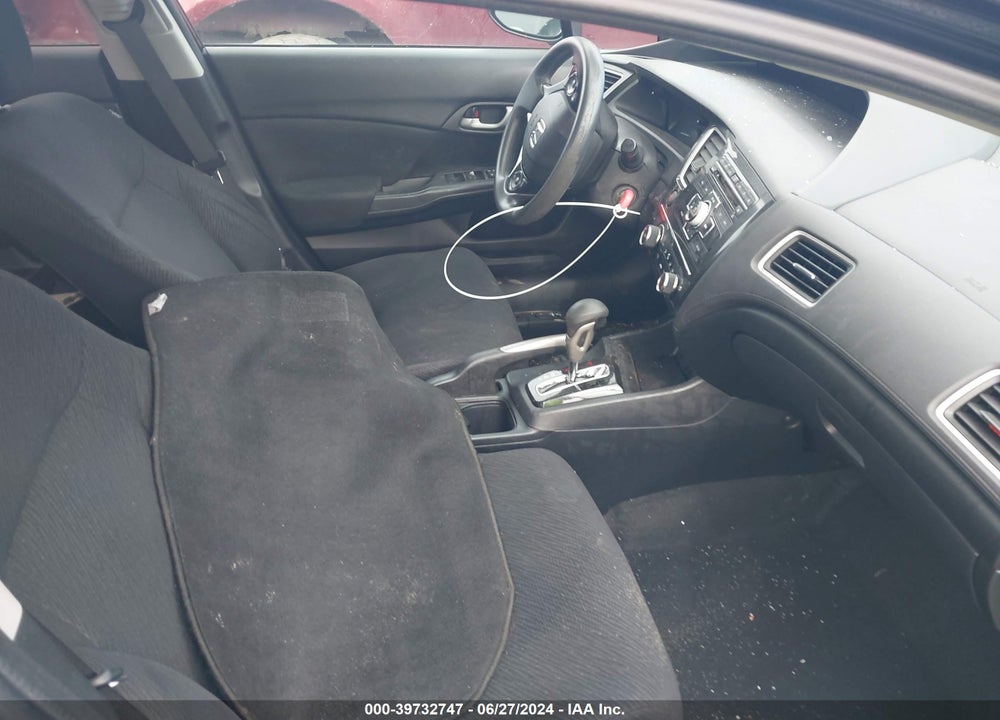 2013 HONDA CIVIC LX VIN: 2HGFB2F59DH580256