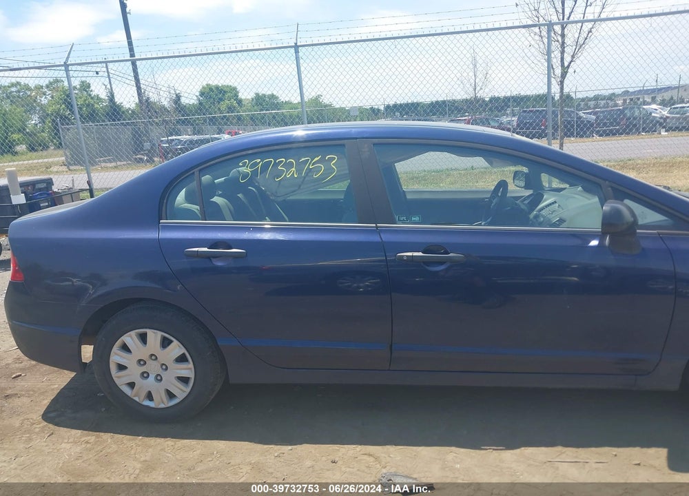 2010 HONDA CIVIC VIN: 19XFA1F37AE051891