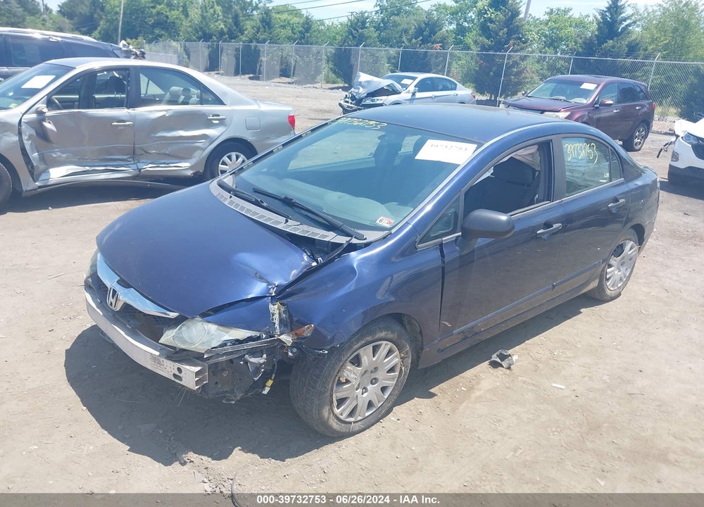 2010 HONDA CIVIC VIN: 19XFA1F37AE051891