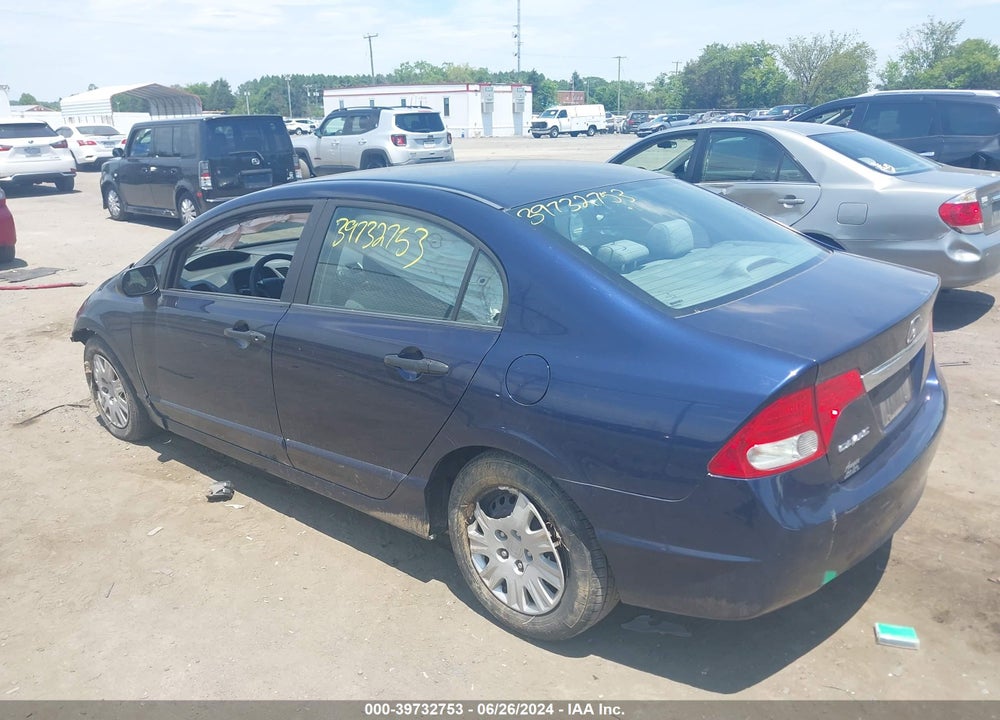 2010 HONDA CIVIC VIN: 19XFA1F37AE051891