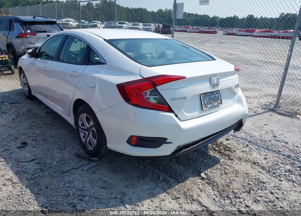 2017 HONDA CIVIC LX VIN: 19XFC2F51HE057567