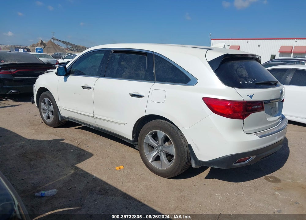 2014 ACURA MDX VIN: 5FRYD3H24EB011332