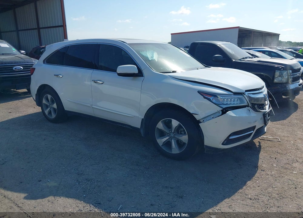 2014 ACURA MDX VIN: 5FRYD3H24EB011332