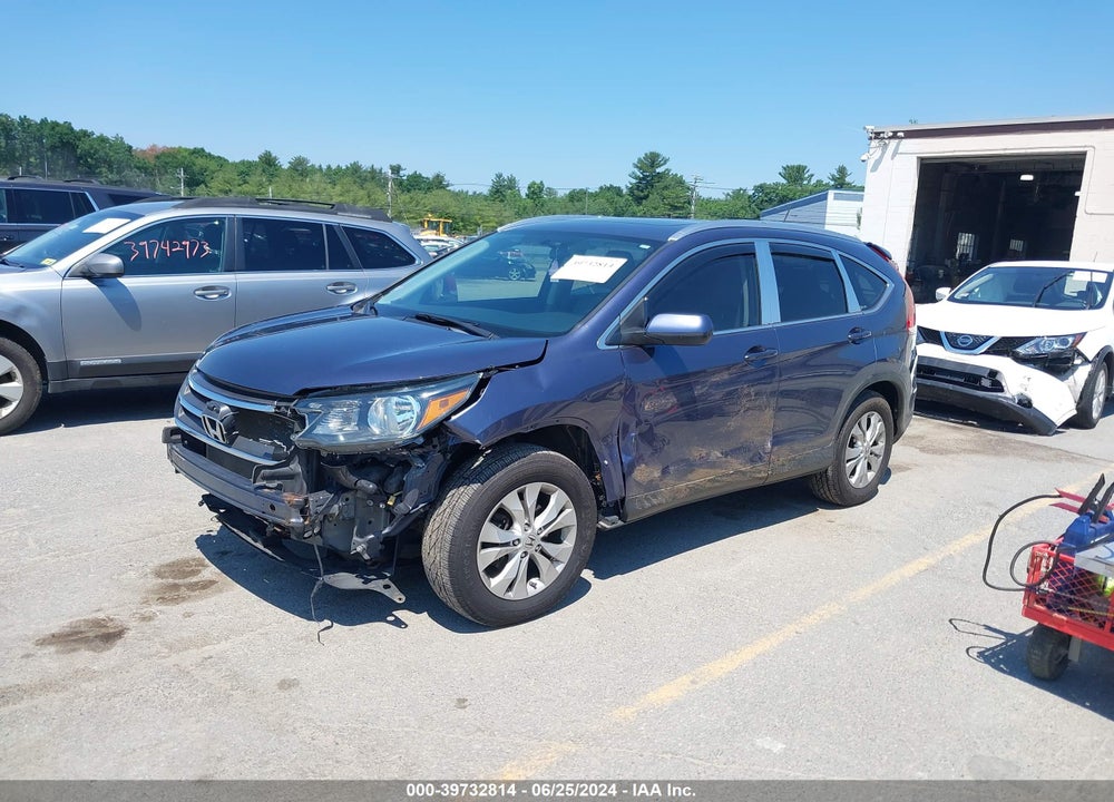 2012 HONDA CR-V EX-L VIN: JHLRM4H71CC009400
