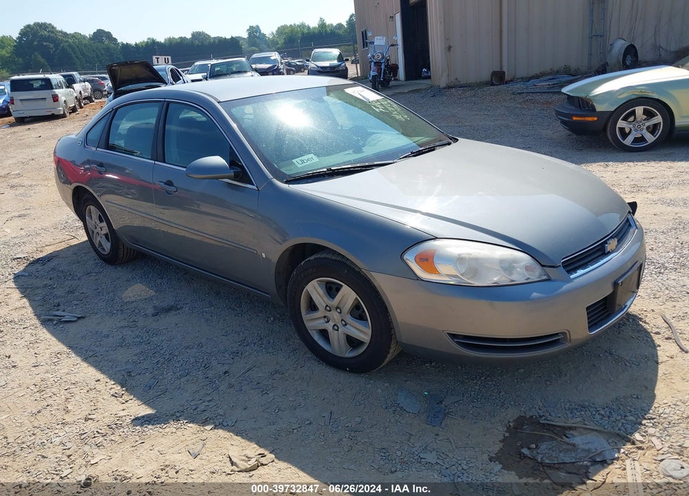 2008 CHEVROLET IMPALA LS VIN: 2G1WB58K089119359