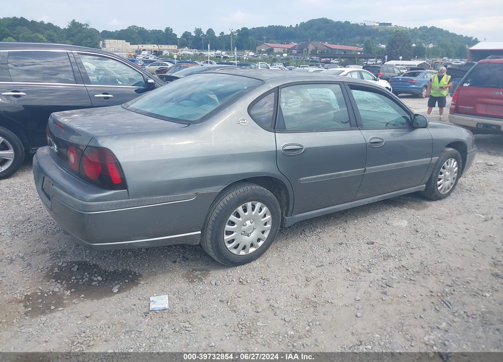 2004 CHEVROLET IMPALA VIN: 2G1WF52E149360879