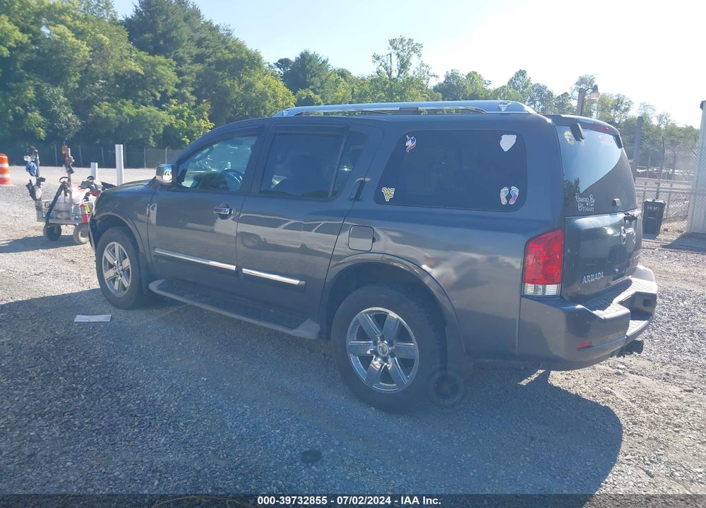 2011 NISSAN ARMADA PLATINUM VIN: 5N1AA0NE2BN611302