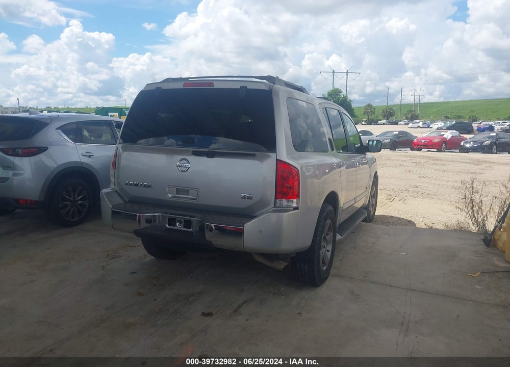 2005 NISSAN ARMADA SE VIN: 5N1AA08A95N718067