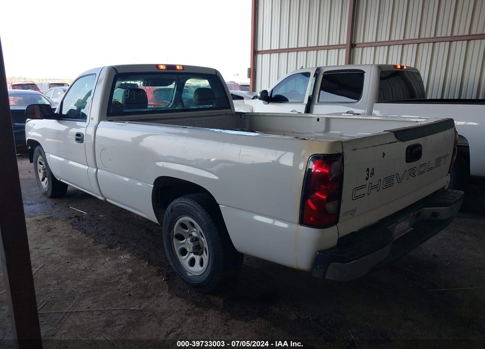 2005 CHEVROLET SILVERADO 1500 WORK TRUCK VIN: 1GCEC14X55Z111608