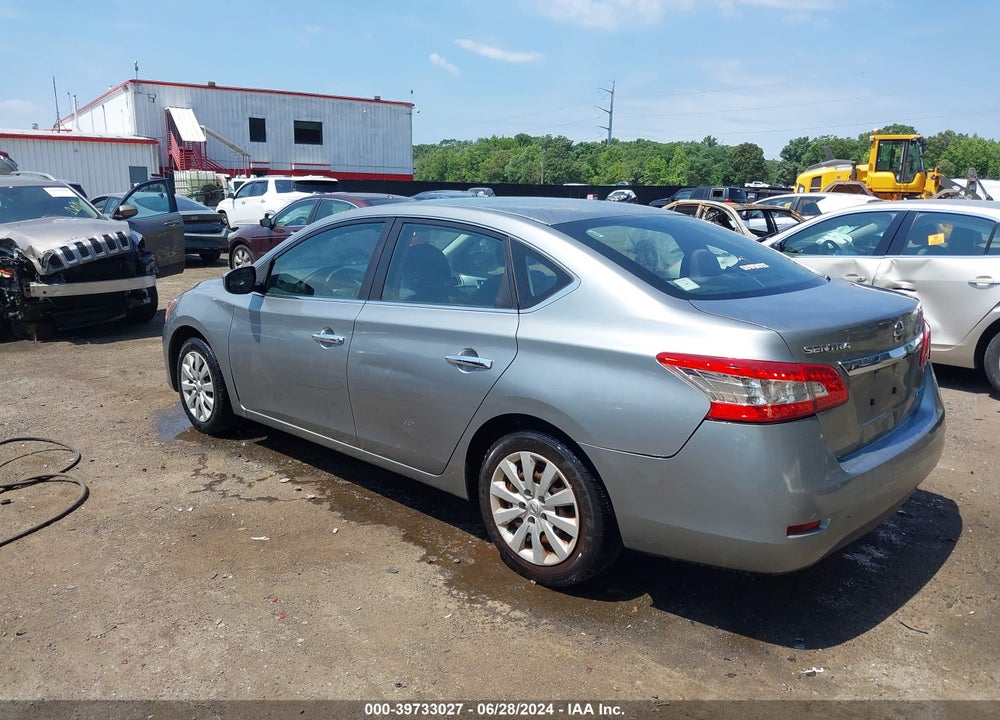 2013 NISSAN SENTRA SV VIN: 3N1AB7AP7DL659188