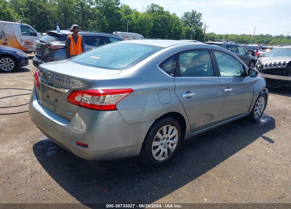 2013 NISSAN SENTRA SV VIN: 3N1AB7AP7DL659188