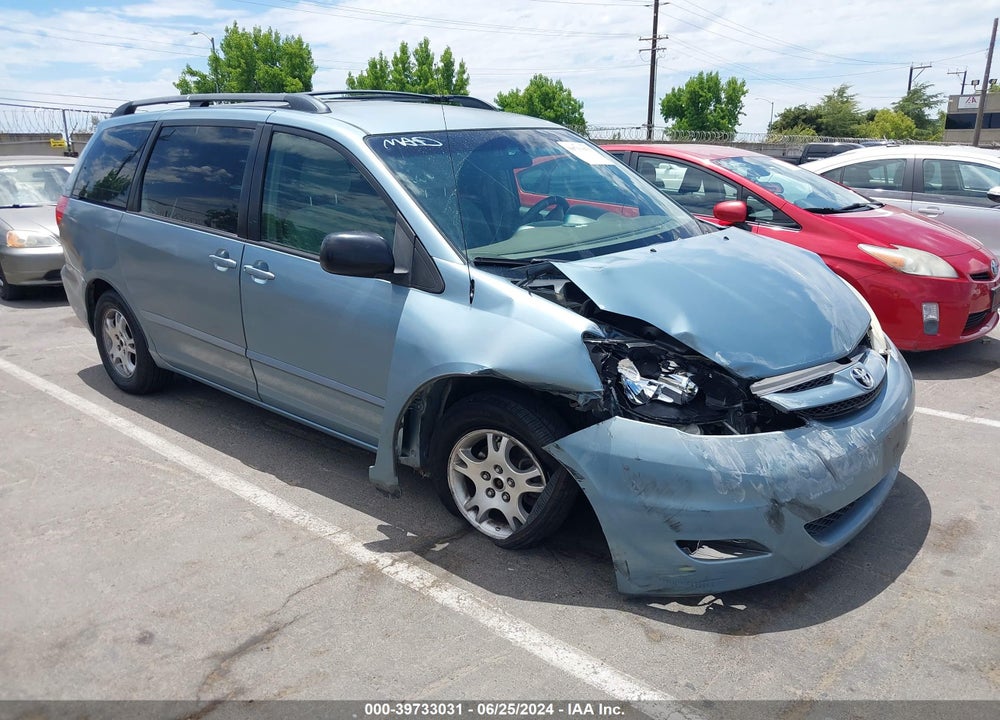 2008 TOYOTA SIENNA CE VIN: 5TDZK23C28S215469