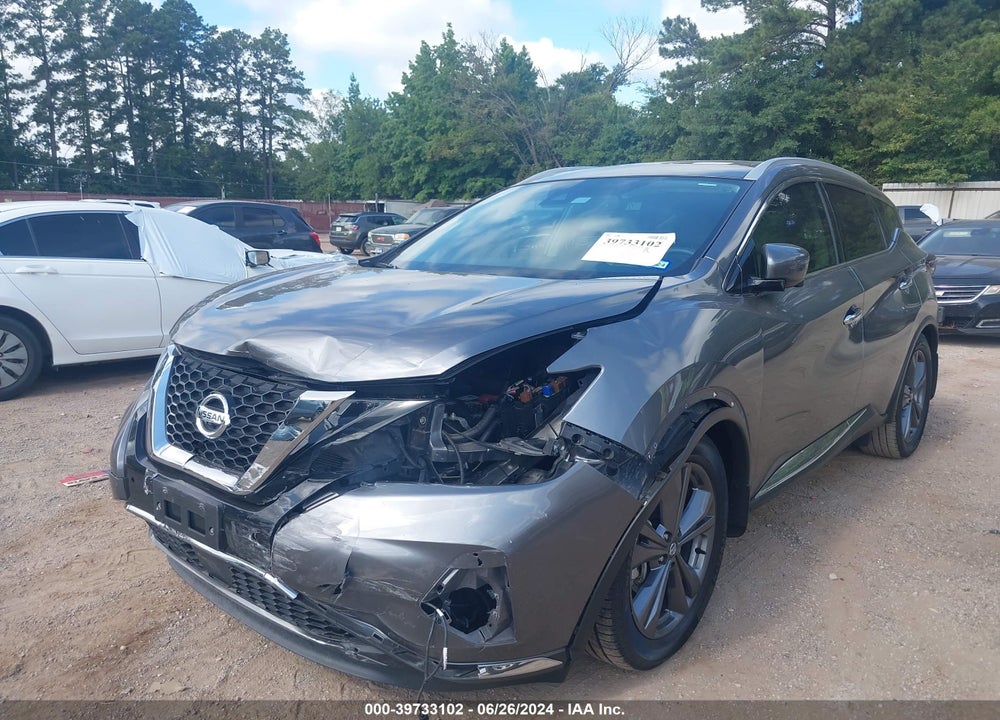 2020 NISSAN MURANO PLATINUM FWD VIN: 5N1AZ2DJ7LN174059