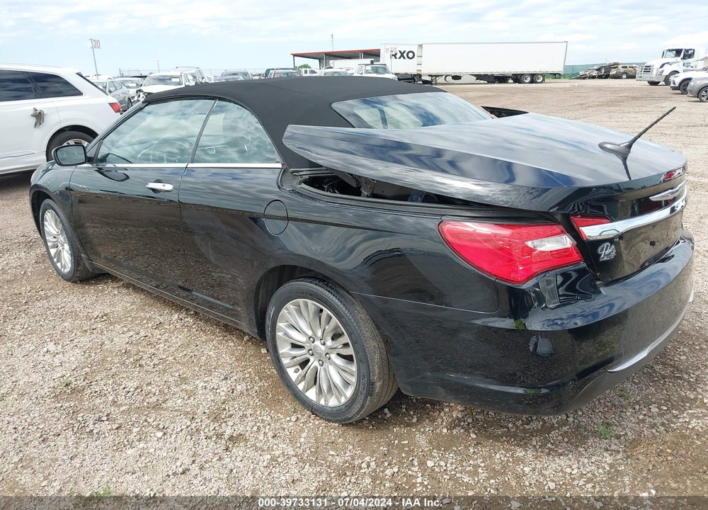 2011 CHRYSLER 200 LIMITED VIN: 1C3BC7EG7BN624144