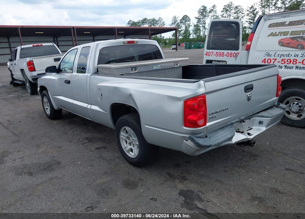 2007 DODGE DAKOTA SLT VIN: 1D7HE42K57S113103