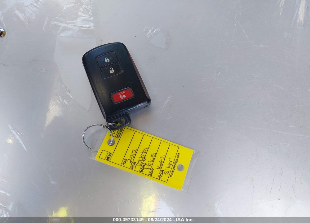 2012 TOYOTA PRIUS C THREE VIN: JTDKDTB3XC1008367