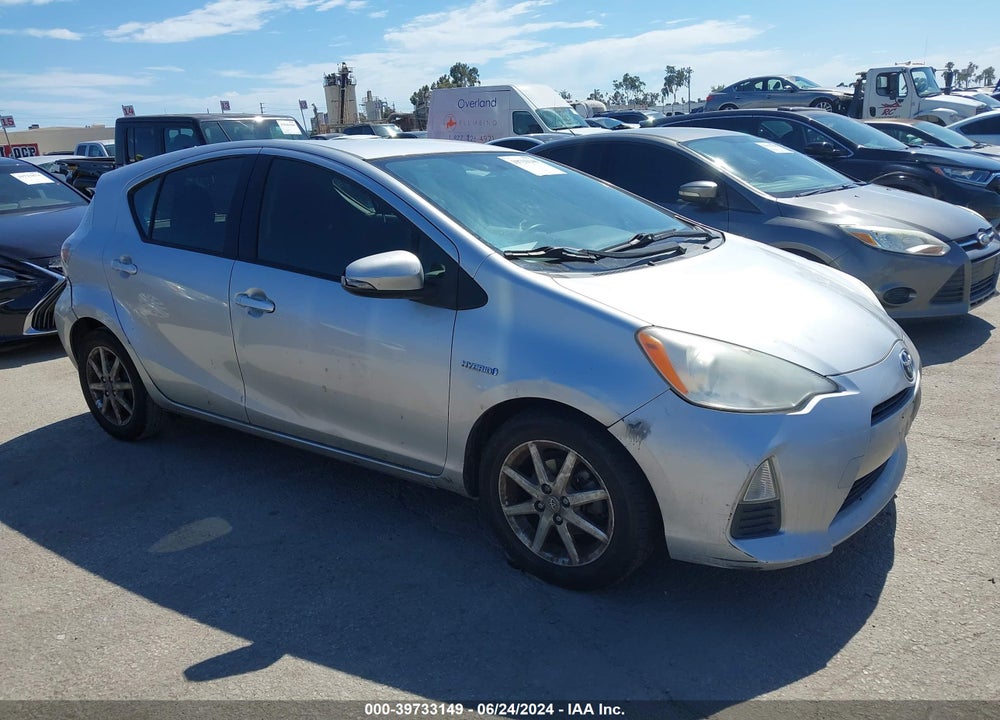 2012 TOYOTA PRIUS C THREE VIN: JTDKDTB3XC1008367