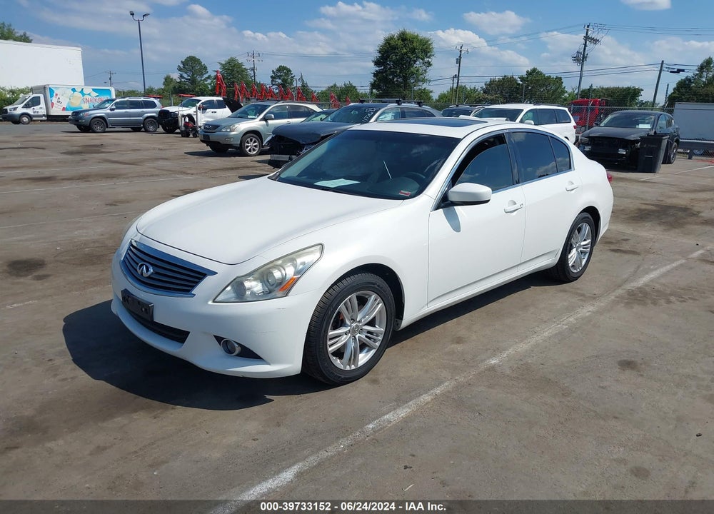 2012 INFINITI G25X VIN: JN1DV6AR4CM862494
