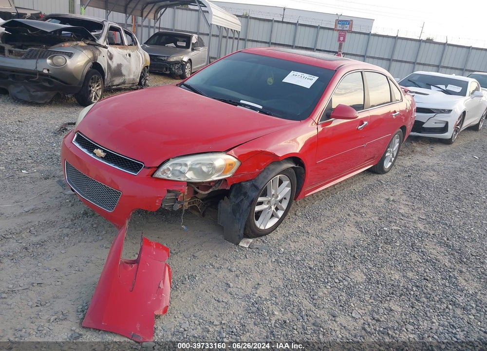 2013 CHEVROLET IMPALA LTZ VIN: 2G1WC5E37D1187998