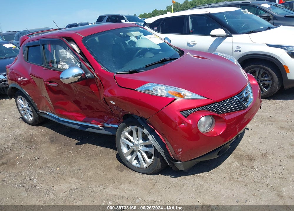 2012 NISSAN JUKE SL VIN: JN8AF5MR1CT116761
