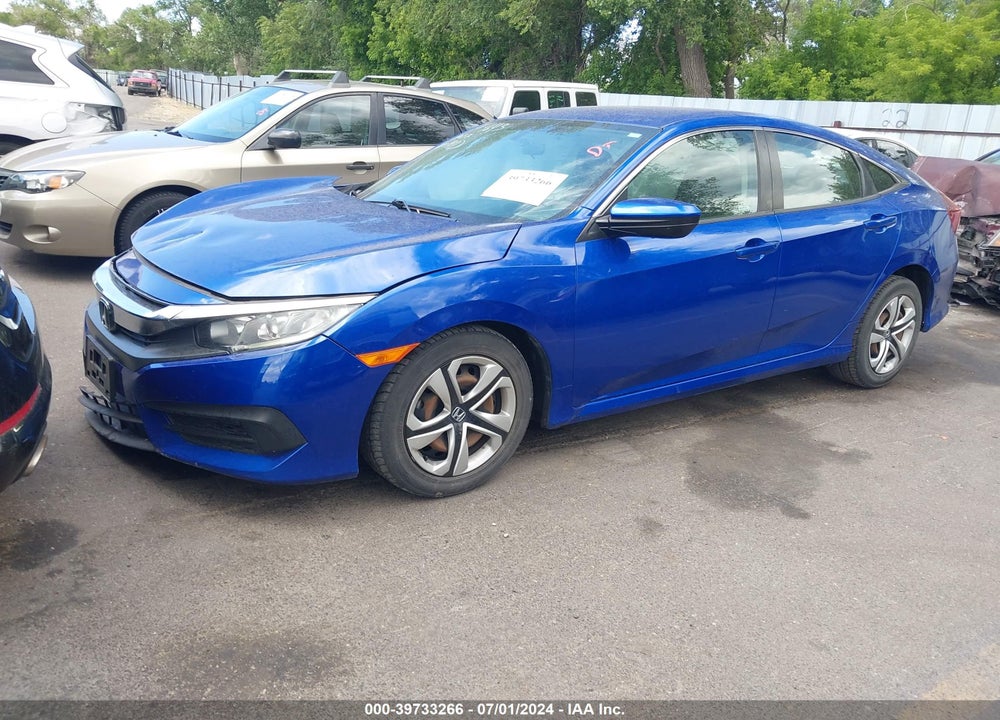 2018 HONDA CIVIC LX VIN: 19XFC2F57JE026474