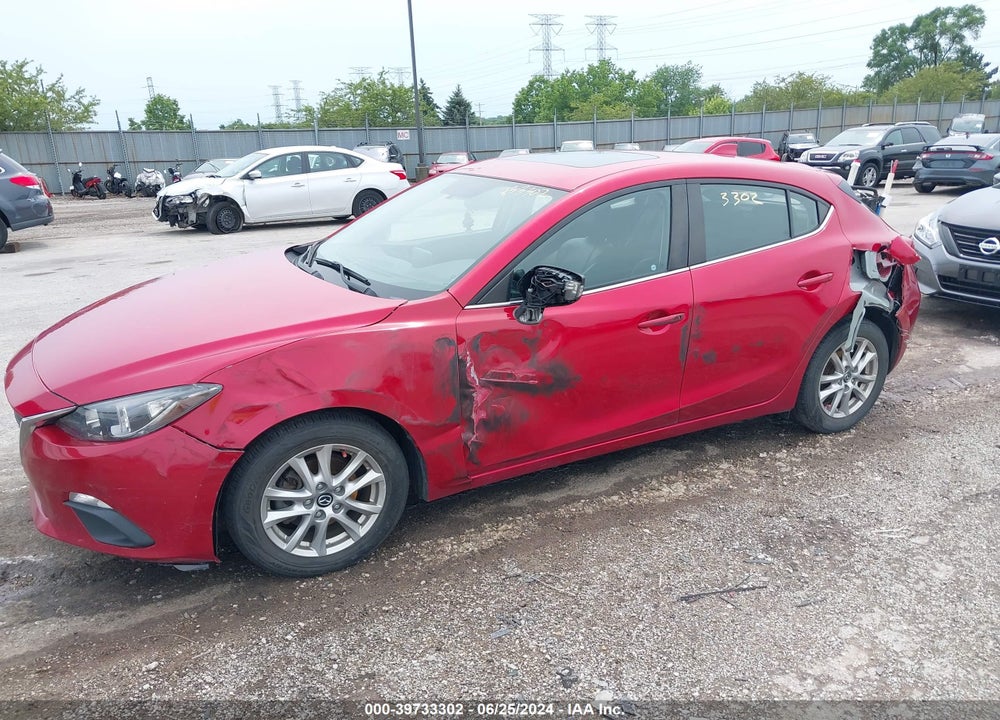 2014 MAZDA 3 I GRAND TOURING VIN: JM1BM1M74E1108763