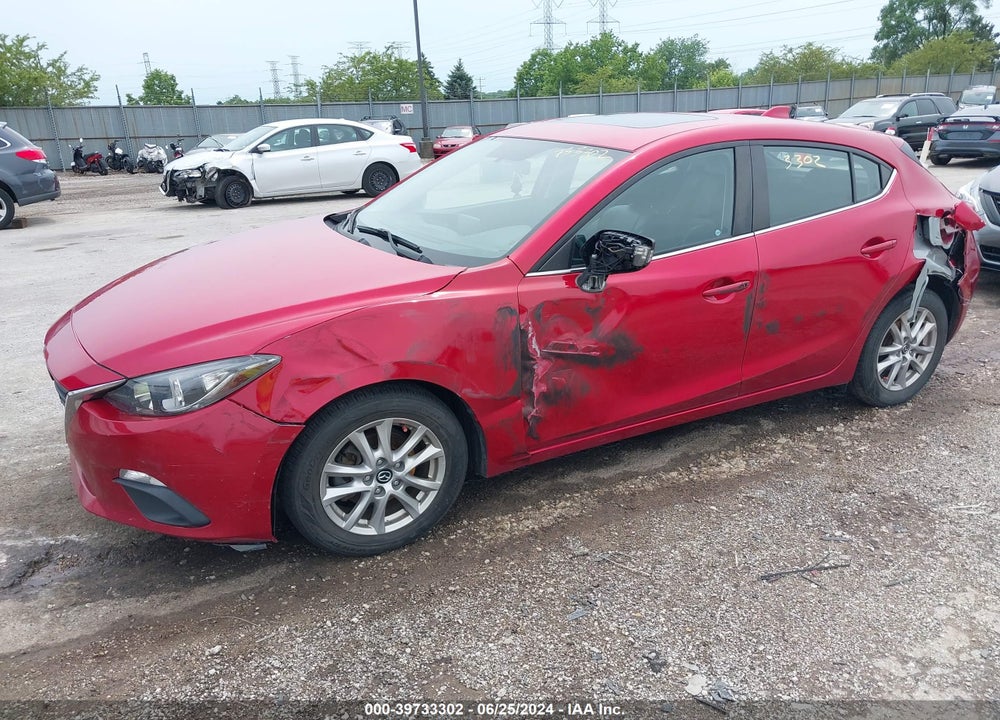 2014 MAZDA 3 I GRAND TOURING VIN: JM1BM1M74E1108763