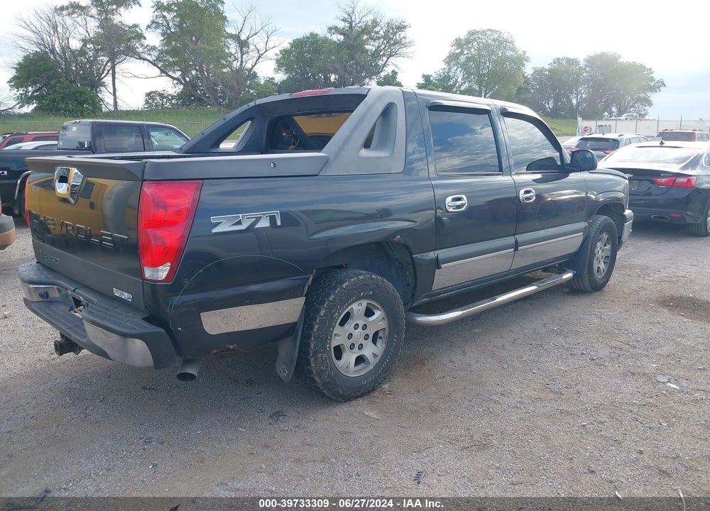 2004 CHEVROLET AVALANCHE 1500 VIN: 3GNEK12T84G249071