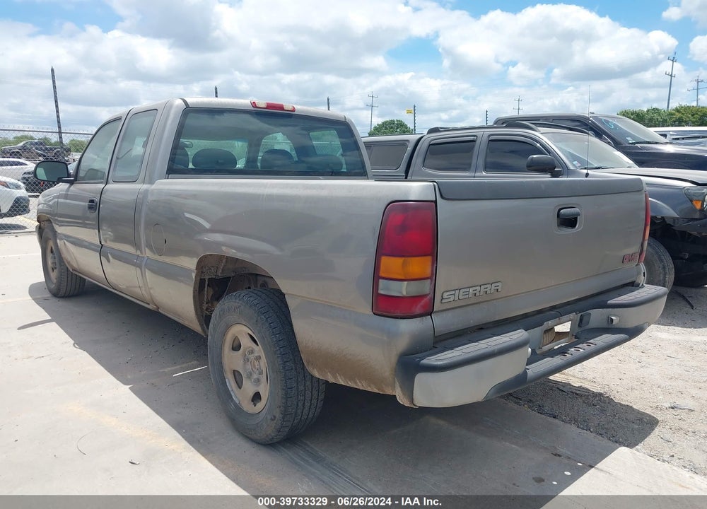 2002 GMC SIERRA 1500 STANDARD VIN: 2GTEC19V821159678