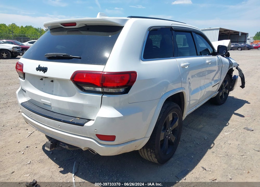 2015 JEEP GRAND CHEROKEE ALTITUDE VIN: 1C4RJFAG6FC135932